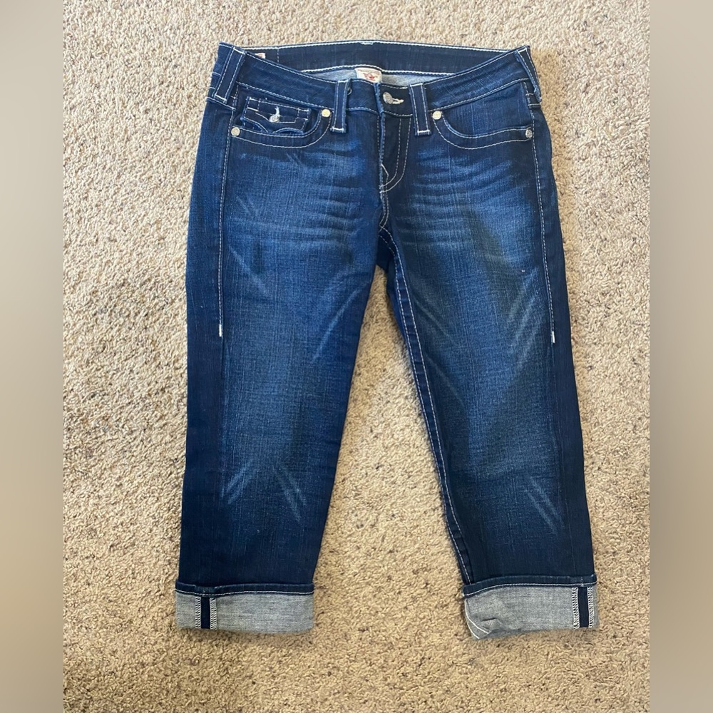 True Religion Jean Capri Size 28